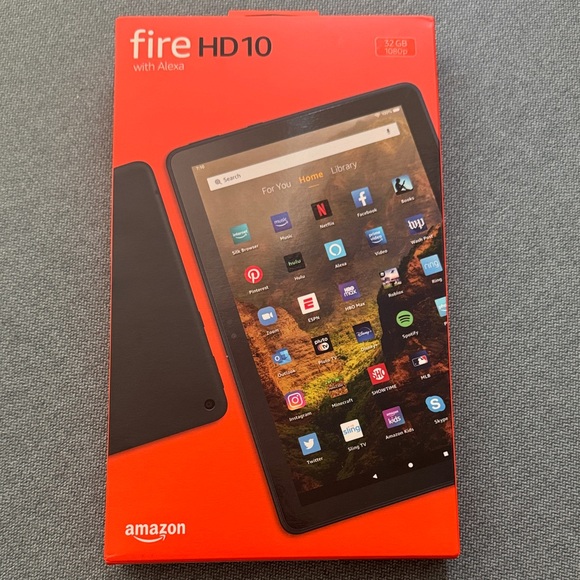 Amazon Fire HD 10 Tablet - Red Box
